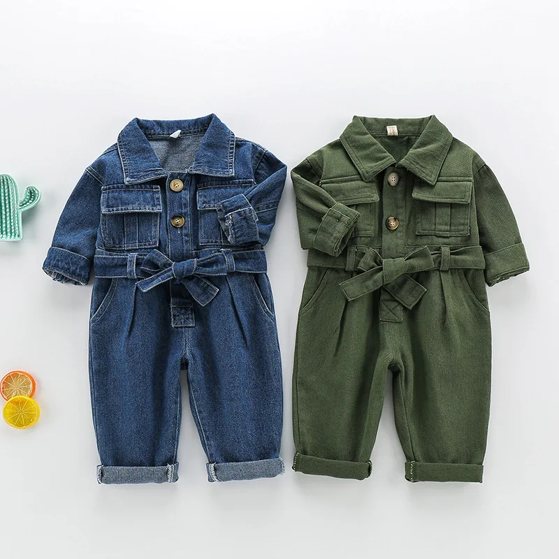 Baby Overall Denim - Jumpsuit Denim Anak Musim Semi 2026,