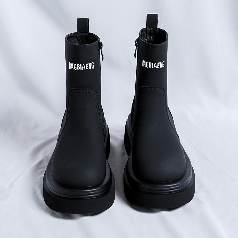 Soft Sole Booties - Sepatu Chelsea Pria Sol Tebal Anti