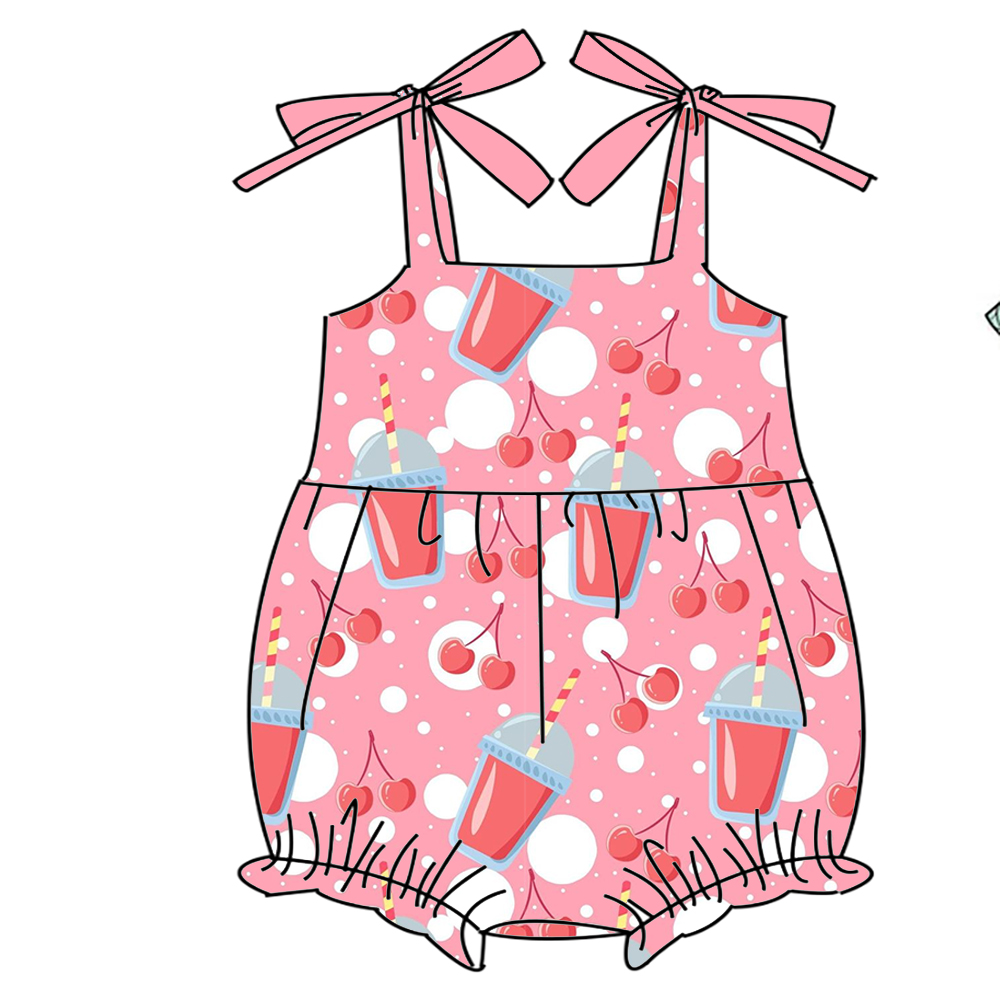Baby Clothing Made In Usa - Romper anak model sling dengan hiasan