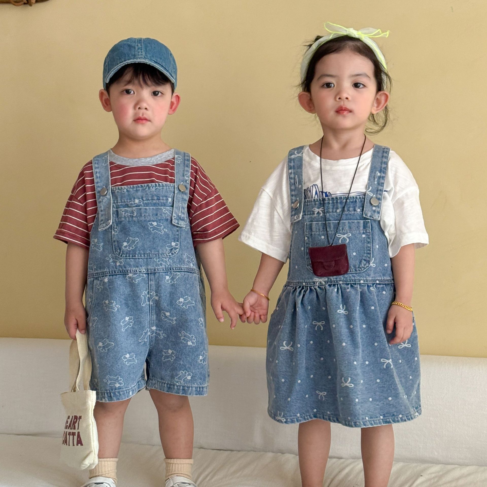 Baby Overall Denim - Overall Denim Anak Musim Panas 2026,