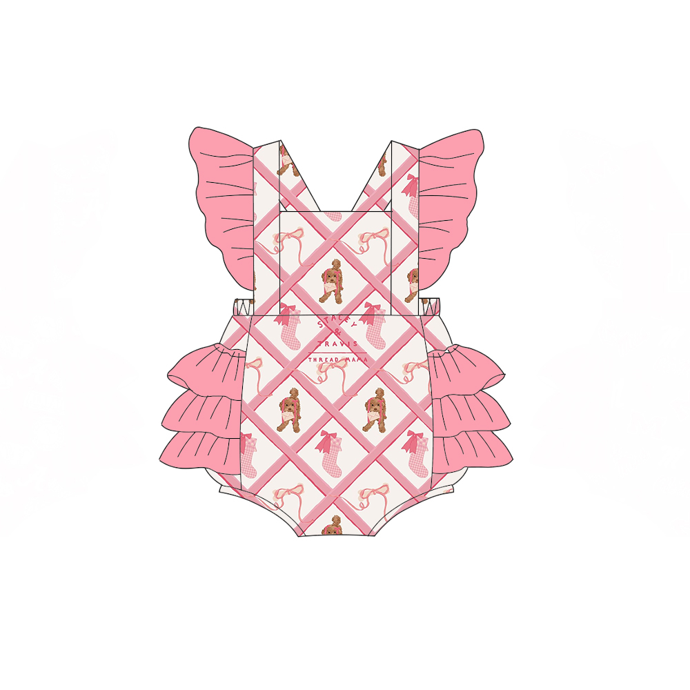 Baby Clothing Made In Usa - Baju bayi butik dengan ruffle tiga