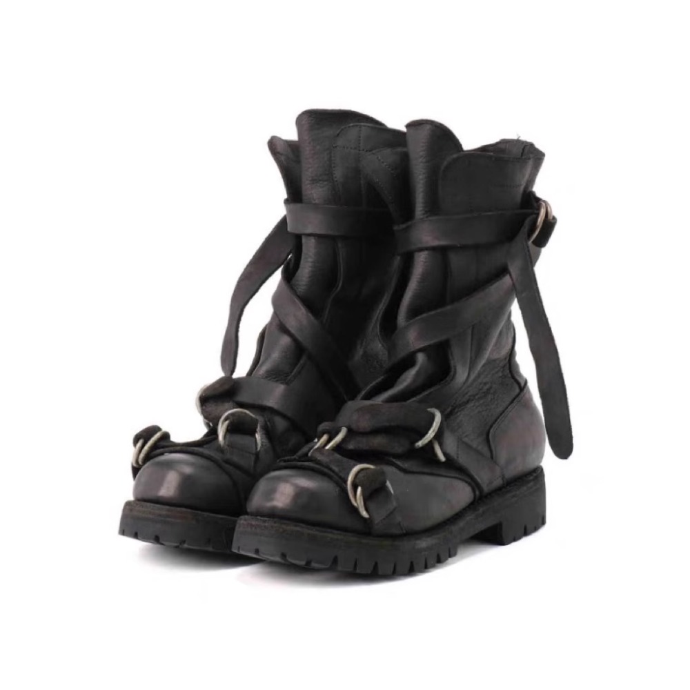 Soft Sole Booties - Sepatu Bot Motor Kulit Pria Sepatu