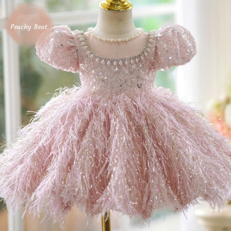 Gaun payet bulu bayi perempuan - Baby Clothing Dresser ulasan dan harga