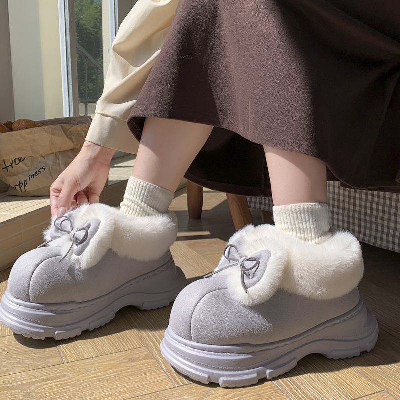 Sepatu Rumah Bulu Imitasi Hang - Soft Sole Booties ulasan dan harga