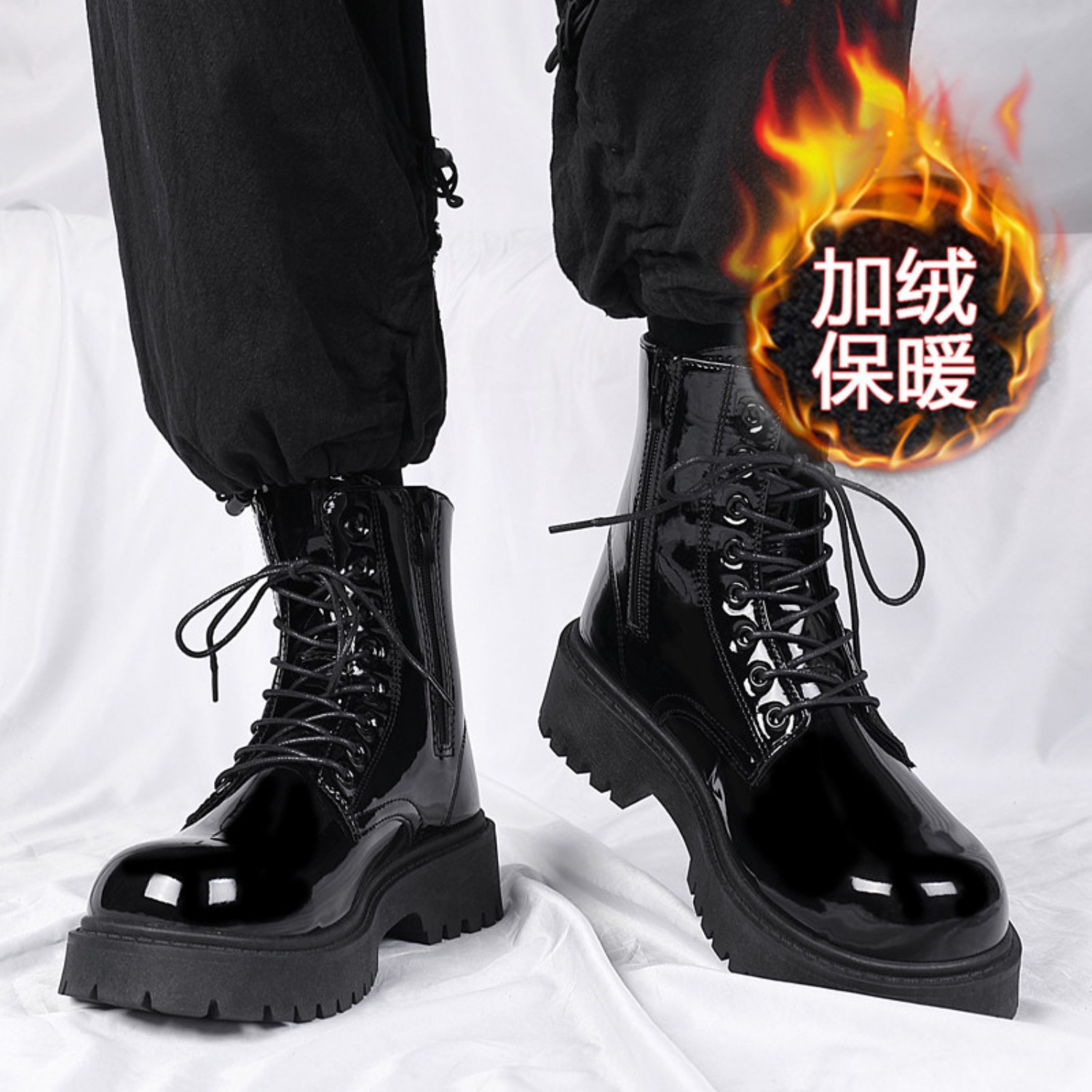 Sepatu bot pria berbulu hangat - Soft Sole Booties ulasan dan harga