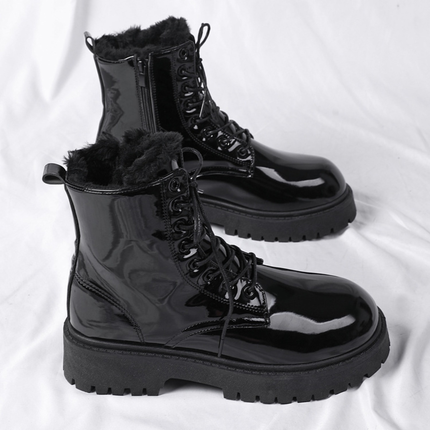 Sepatu bot pria berbulu hangat - Soft Sole Booties ulasan dan harga