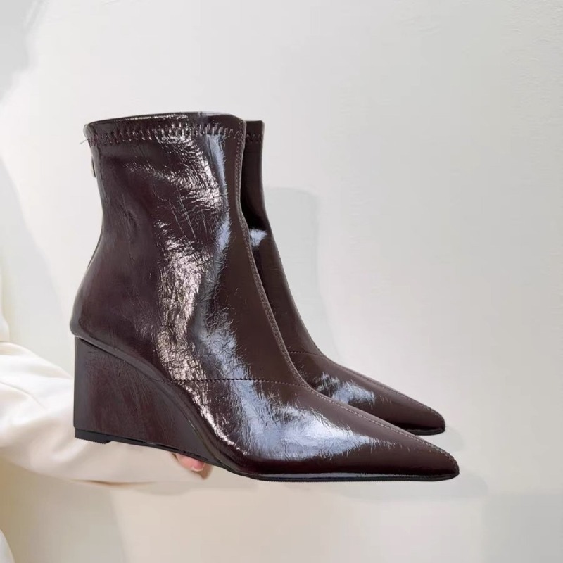 Sepatu Boot Hak Wedge Fashion  - Soft Sole Booties ulasan dan harga