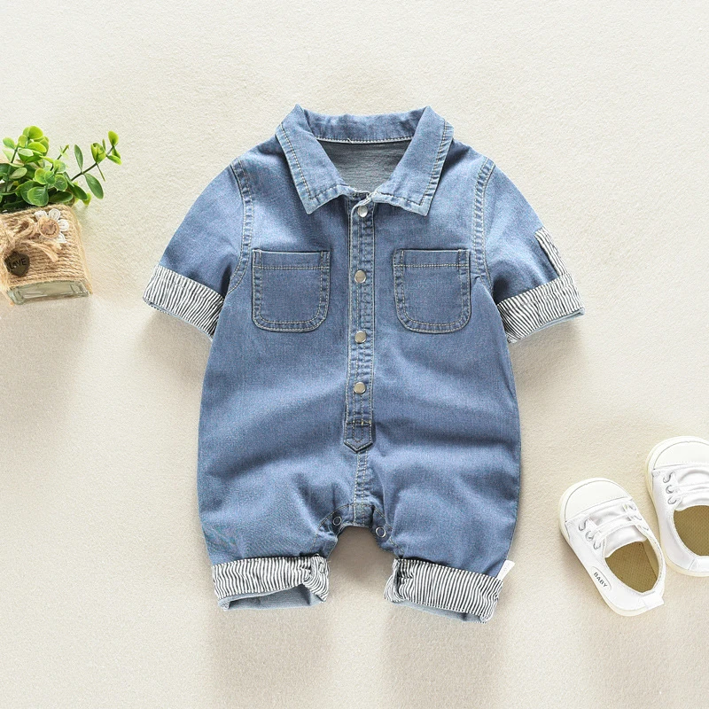 DIIMUU Pakaian Bayi Anak Laki- - Baby Overall Denim ulasan dan harga