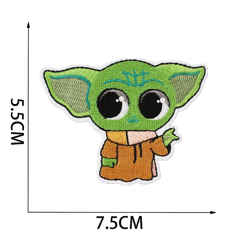 9 buah Patch Gambar Star Wars  - Baby Yoda Clothing ulasan dan harga
