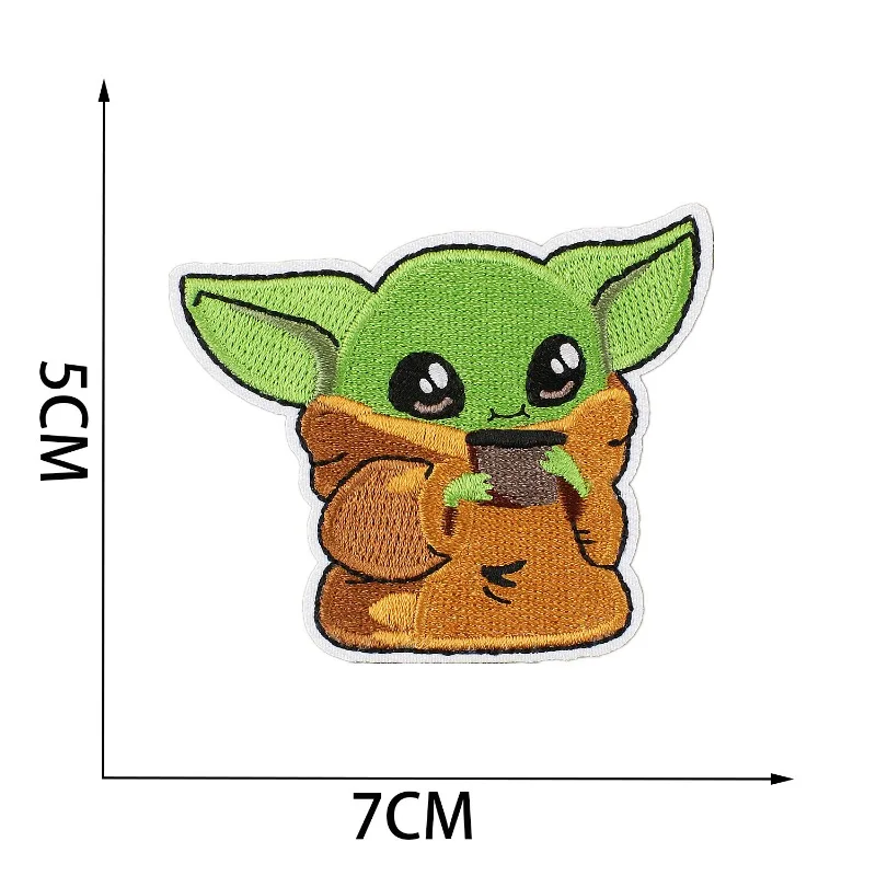 9 buah Patch Gambar Star Wars  - Baby Yoda Clothing ulasan dan harga