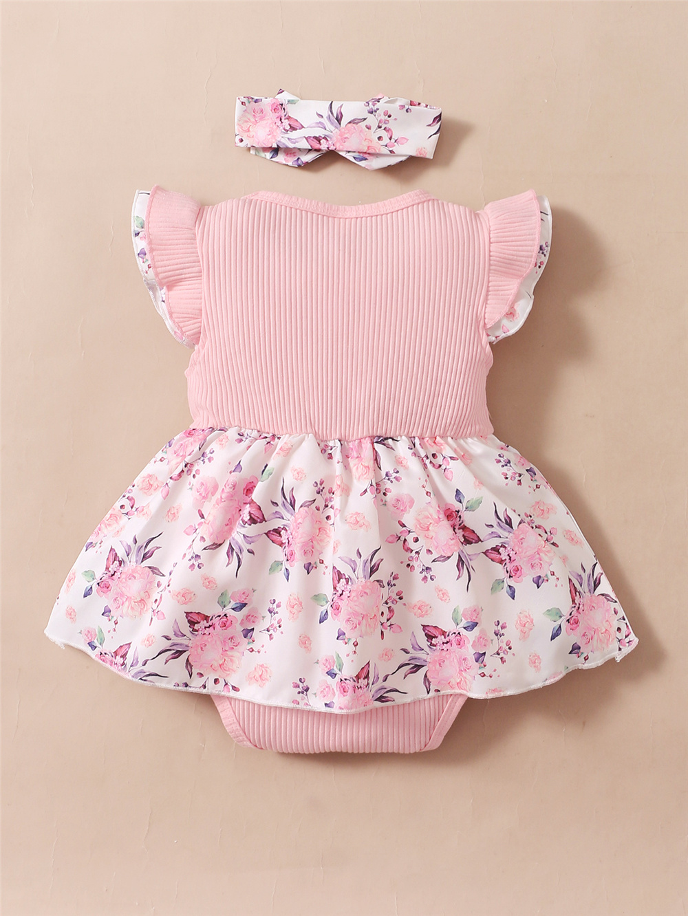 Gaun Romper Floral Anak Peremp - Baby Clothing Online ulasan dan harga
