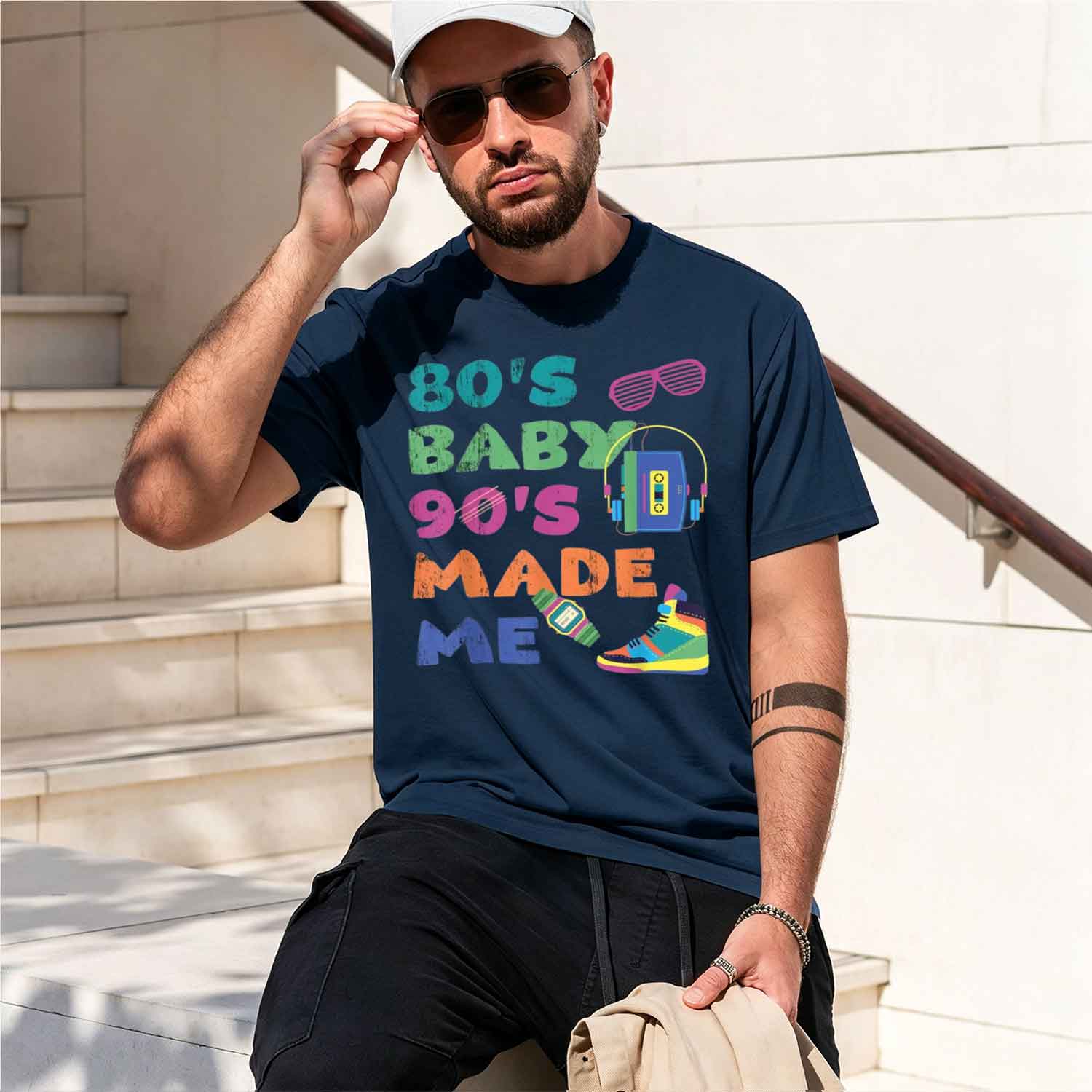 Kaos Vintage 1980-an, Kaos 80- - Baby Clothing Made In Usa ulasan dan harga