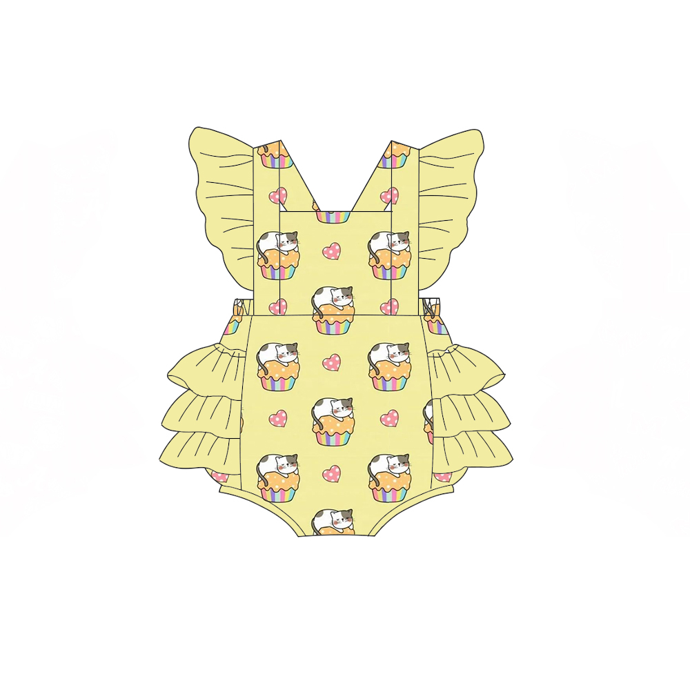 Baju bayi butik dengan ruffle  - Baby Clothing Made In Usa ulasan dan harga